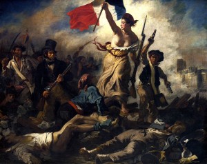 Eugène Delacroix (1798-1863), La Liberté guidant le peuple, 1830, Musée du Louvre