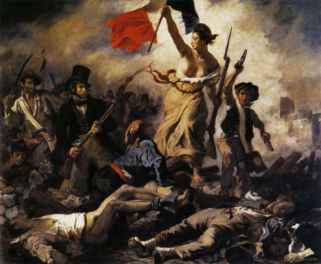 Eugène Delacroix (1798-1863), La Liberté guidant le peuple, 1830